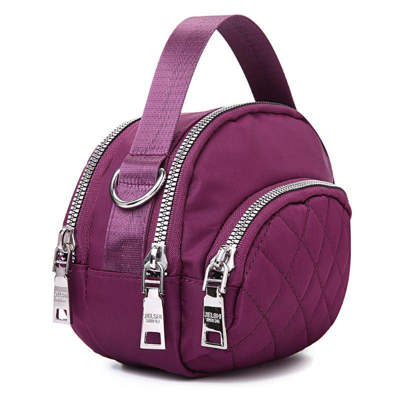 Dames Leisure Waterdichte Multi-pocket Geruite Crossbody Tas Schoudertas