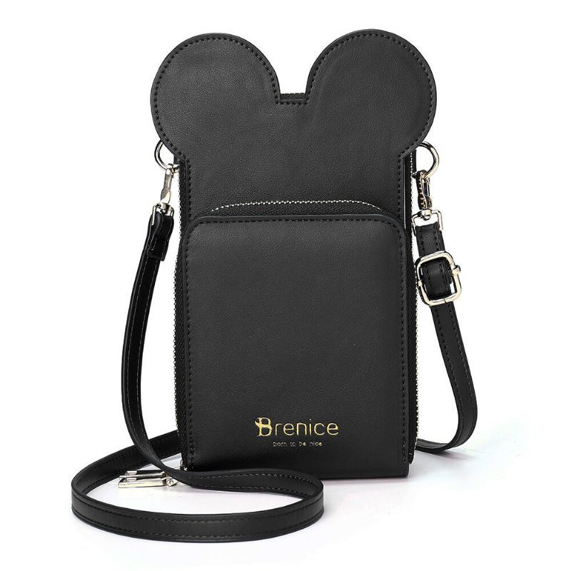 Dames Leuke Dieren Telefoon Tas Solide Crossbody Tas