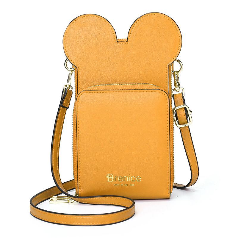 Dames Leuke Dieren Telefoon Tas Solide Crossbody Tas