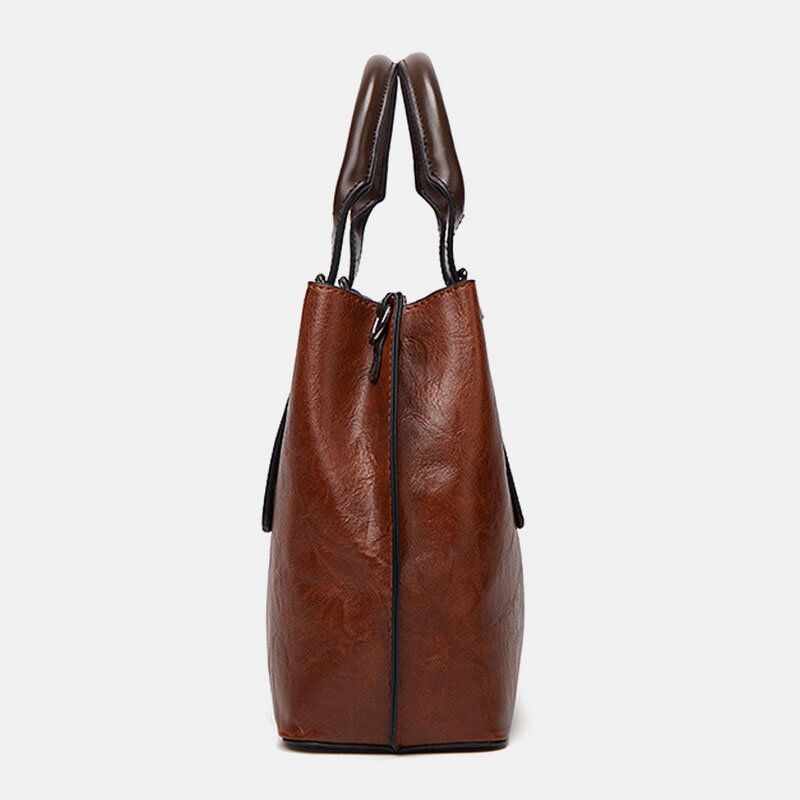 Dames Lichtgewicht Ademend Zacht Vintage Grote Capaciteit Crossbody Tas Schoudertas Handtas