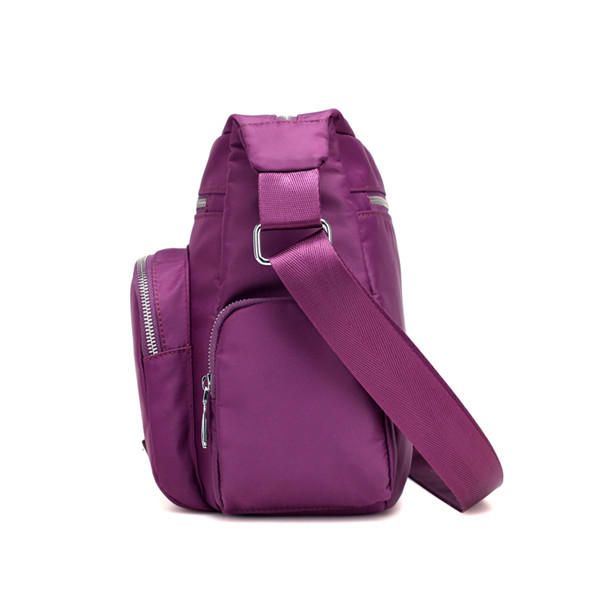 Dames Meerlaagse Ritszakken Nylon Schoudertassen Outdoor Sport Waterdichte Crossbody Tassen Messenger Bag