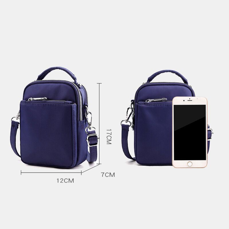 Dames Mini Kleine Lichtgewicht Schoudertas Crossbody Tas Telefoontas