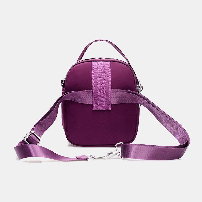 Dames Mini Kleine Lichtgewicht Waterdichte Schoudertas Crossbody Tas Telefoontas