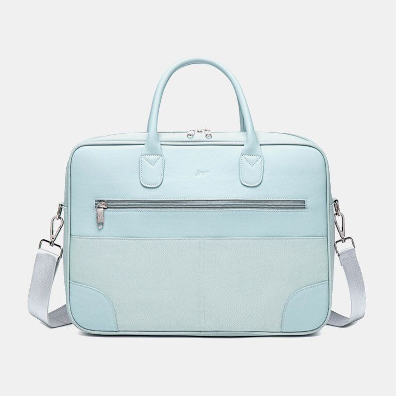 Dames Multi-compartiment Waterdichte Crossbody Tas Lichtgewicht Ademend 13.3/14/15.6 Inch Laptop Schoudertas Handtas