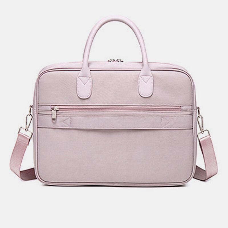 Dames Multi-compartiment Waterdichte Crossbody Tas Lichtgewicht Ademend 13.3/14/15.6 Inch Laptop Schoudertas Handtas