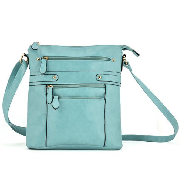 Dames Multilayer Zakken Met Rits Messenger Bags Casual Schoudertassen Crossbody Tassen