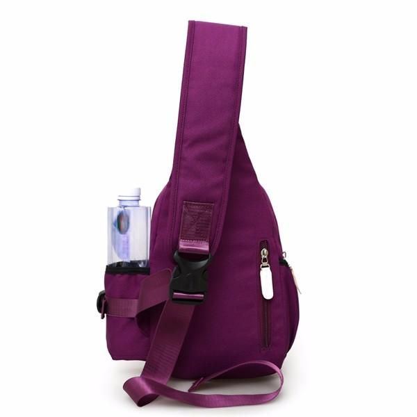 Dames Nylon Grote Capaciteit Dagelijkse Crossbody Tas Waterdichte Duurzame Borsttas Schoudertas