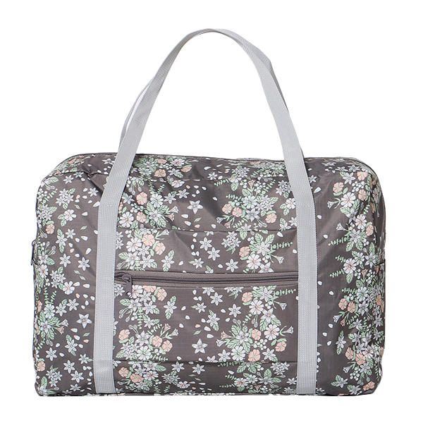 Dames Nylon Kleine Bloemen Reistas Bloemen Plunjezak Bagage Tas Handtas