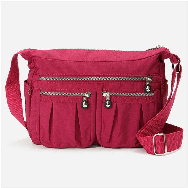 Dames Nylon Lichtgewicht Tassen Casual Outdoor Waterdichte Schoudertassen Crossbody Tassen