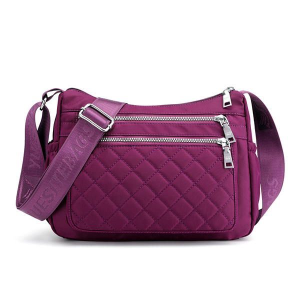 Dames Nylon Lichtgewicht Waterdichte Schoudertas Crossbody Tas