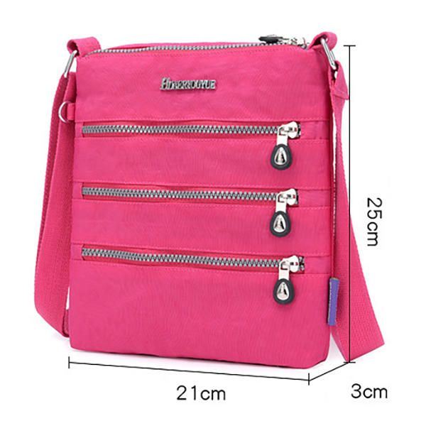 Dames Nylon Multi-pockets Waterdichte Crossbody Tas