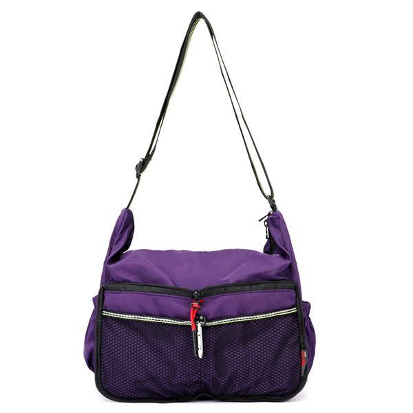 Dames Nylon Waterdichte Lichtgewicht Dagelijkse Sport Schoudertas Crossbody Tas