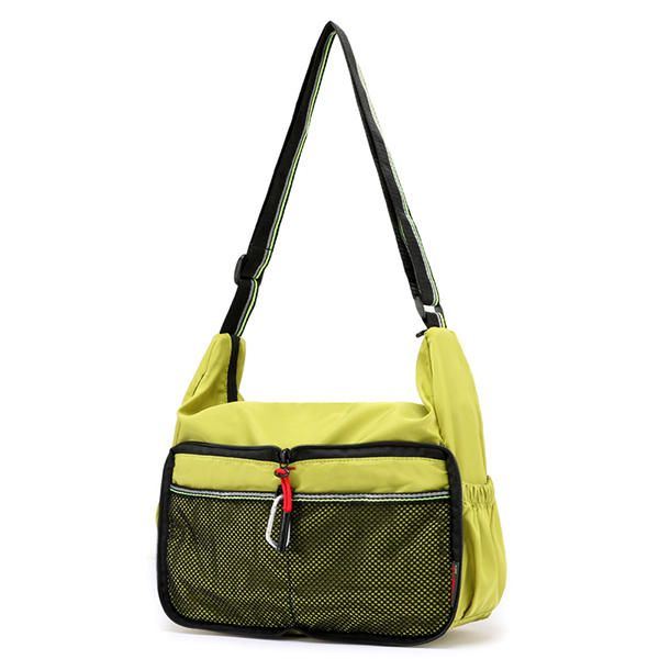 Dames Nylon Waterdichte Lichtgewicht Dagelijkse Sport Schoudertas Crossbody Tas