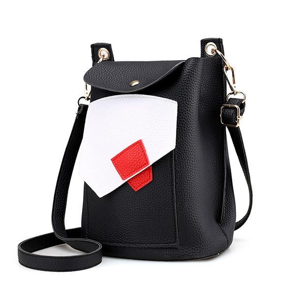 Dames Pu Lederen Schattige Telefoontas Trendy Mini Crossbody Schoudertas