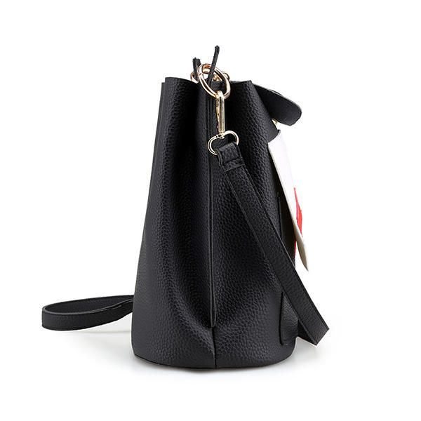 Dames Pu Lederen Schattige Telefoontas Trendy Mini Crossbody Schoudertas