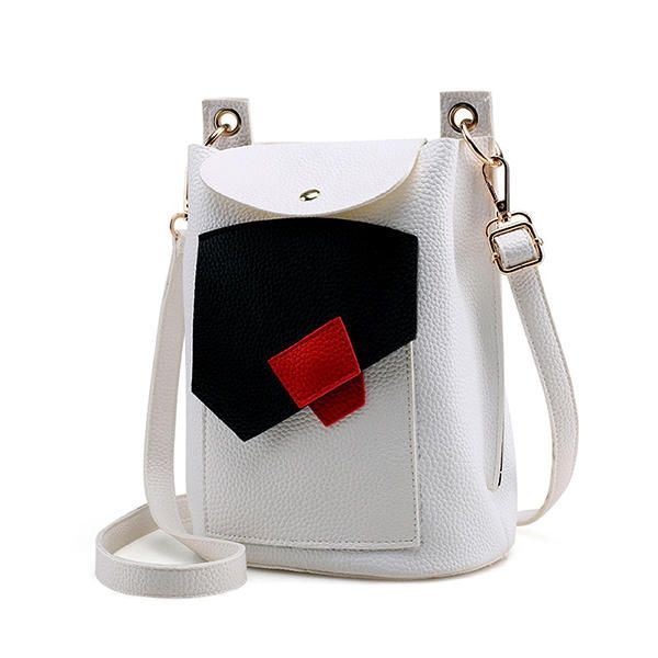 Dames Pu Lederen Schattige Telefoontas Trendy Mini Crossbody Schoudertas