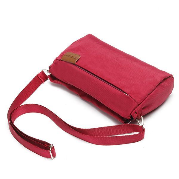 Dames Reispaspoort Opbergtas Nylon Waterdichte Crossbody Tas