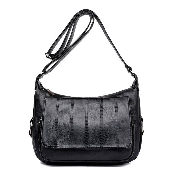 Dames Soft Leather Leisure Crossbody Tassen Messenger Bags