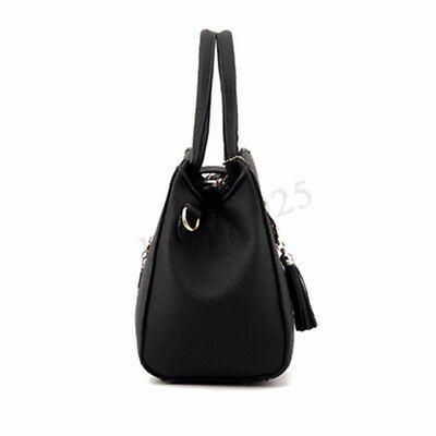 Dames Tassel Lederen Handtas Messenger Satchel Schouder Crossbody Tas