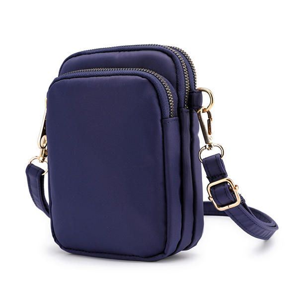 Dames Waterdichte Telefoontas Nylon Heuptas Crossbody Tas