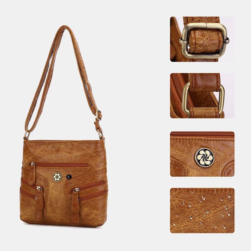 Dames Waterdichte Vierkante Tas Crossbody Tas Schoudertas