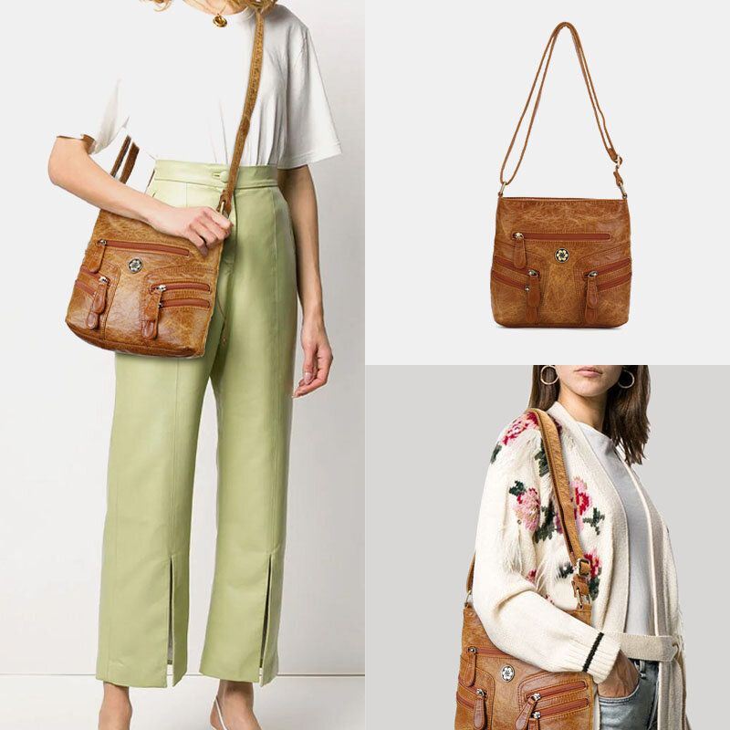 Dames Waterdichte Vierkante Tas Crossbody Tas Schoudertas