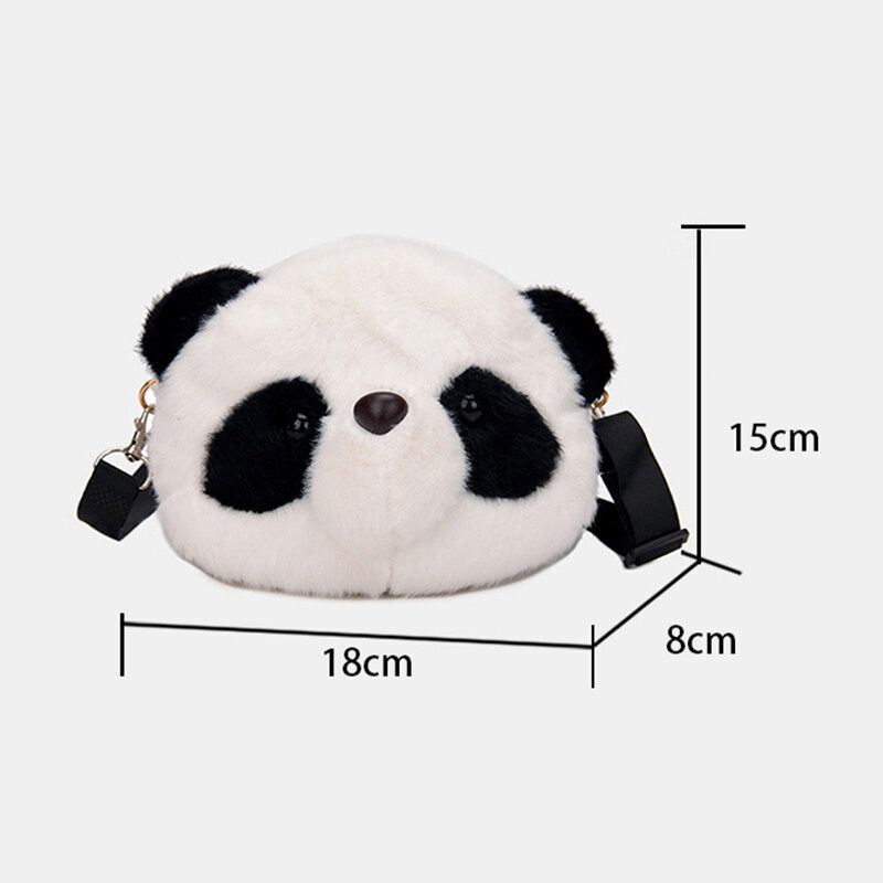 Dames Winter 2022 Dacron Mooie Panda Crossbody Tas