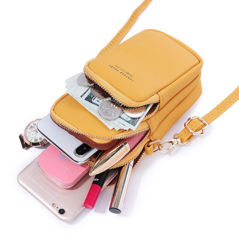 Damesmode Effen Telefoontas Casual Crossbody Tas