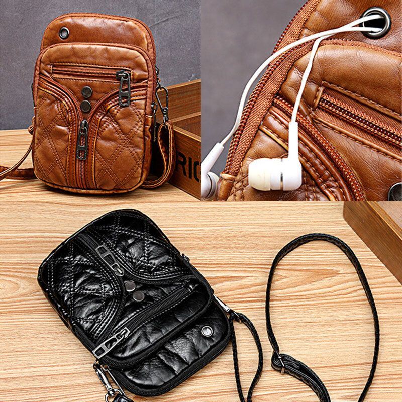 Damesmode Mini Schoudertas Crossbody Tas Casual Telefoontas