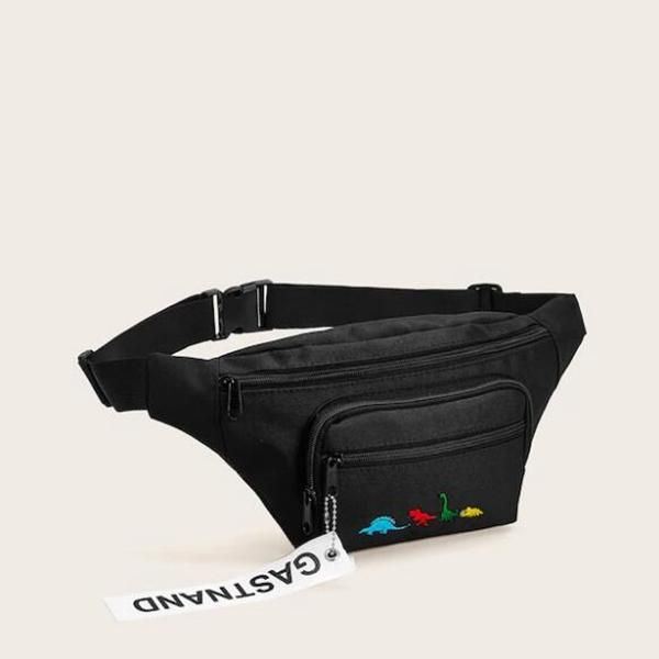 Heren En Dames Oxford Heuptas Borsttas Dier Borduurwerk Fanny Pack Chinese Stijl