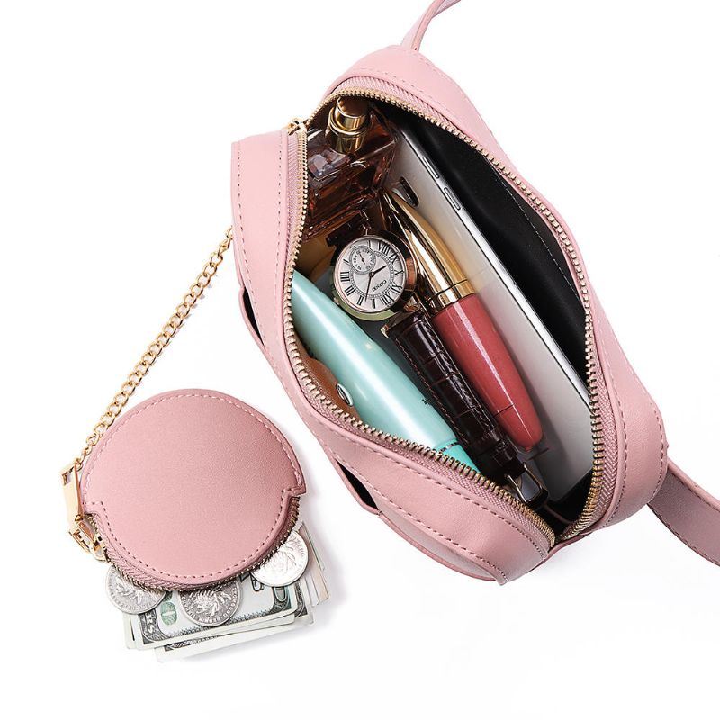 Heuptas Met Ketting Voor Dames Effen Telefoontas Crossbody-tas