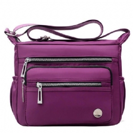 Nylon Meerlagige Mummietas Voor Dames Schoudertas Messenger Bag