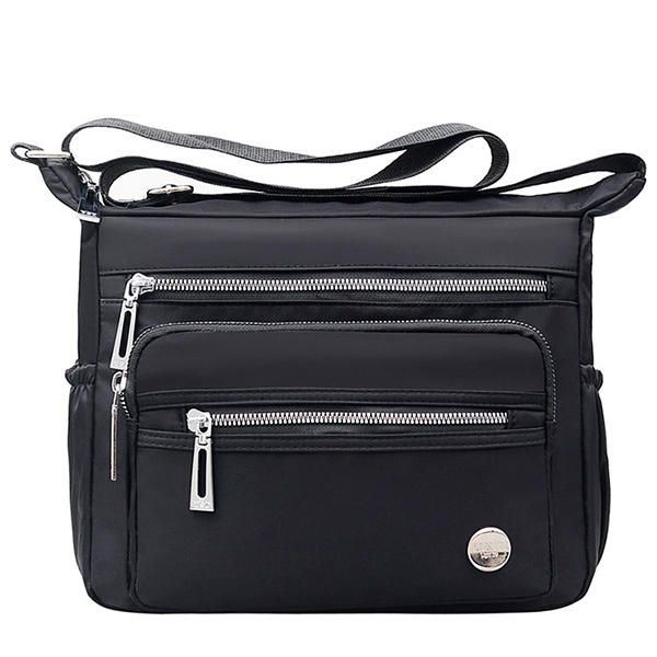 Nylon Meerlagige Mummietas Voor Dames Schoudertas Messenger Bag