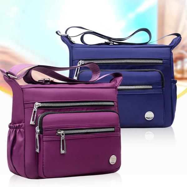 Nylon Meerlagige Mummietas Voor Dames Schoudertas Messenger Bag