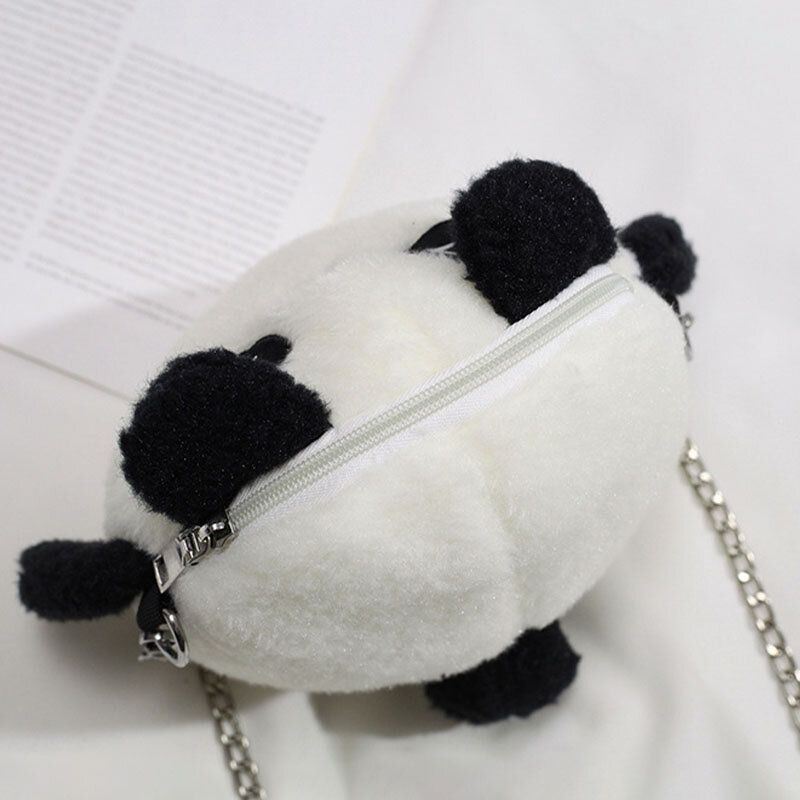 Olympische Winterspelen Dames Peking 2022 Schattige Panda Dacron Chain Crossbody Tas