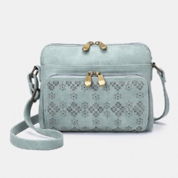 Uitgeholde Lichtgewicht Crossbodytas Met Effen Bloemendesign Voor Dames