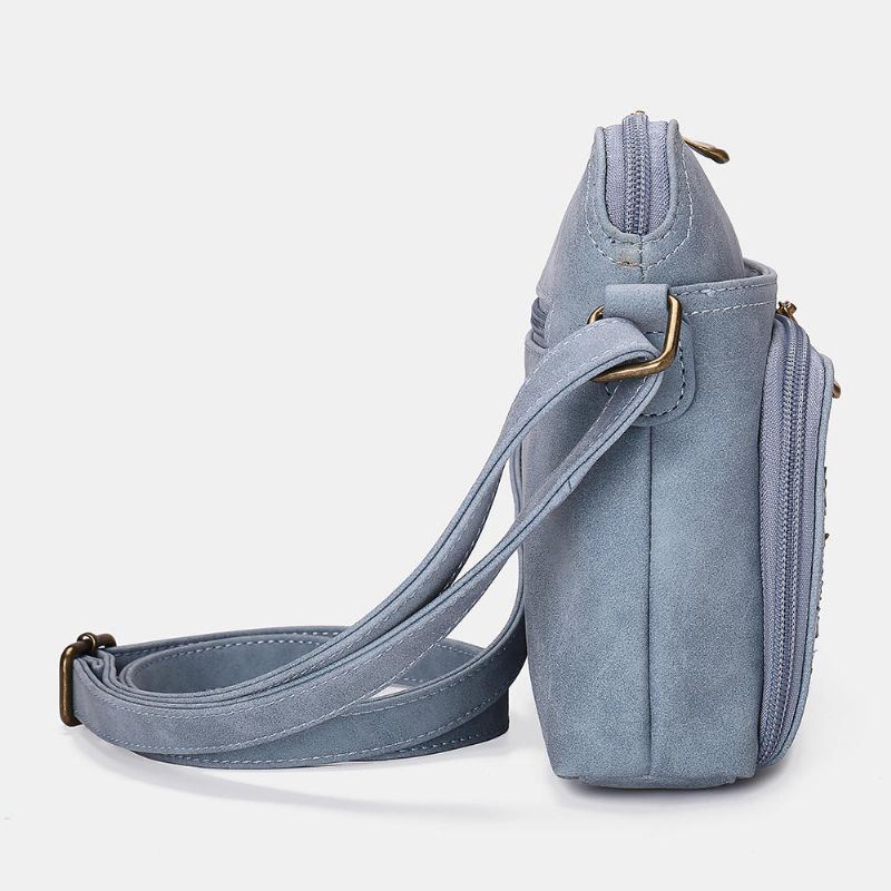 Uitgeholde Lichtgewicht Crossbodytas Met Effen Bloemendesign Voor Dames