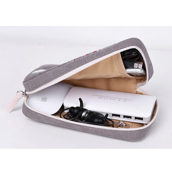 Dames Canvas Data Line Opbergtas Nationale Stijl Persoonlijkheid Clutch Bags