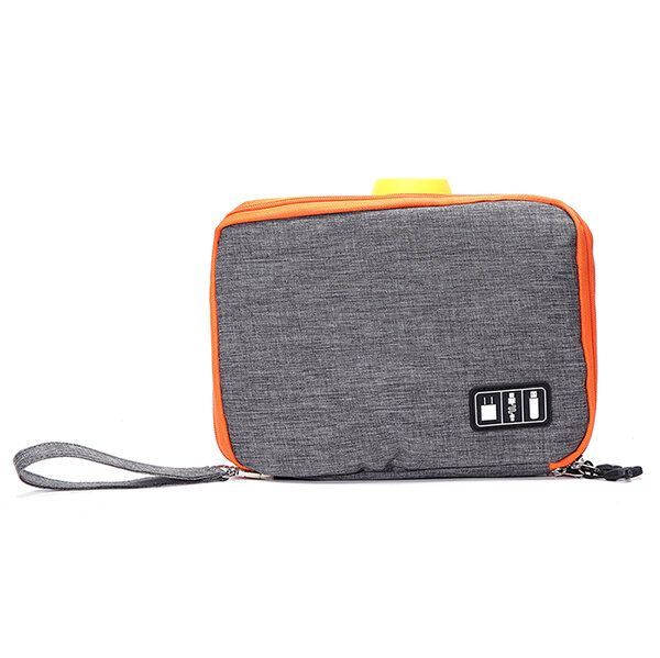 Heren Casual Multifunctioneel Canvas Multi Pocket Ipad Winkel Tas Telefoon Tas Opbergtas