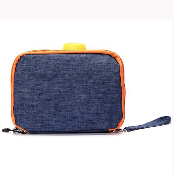 Heren Casual Multifunctioneel Canvas Multi Pocket Ipad Winkel Tas Telefoon Tas Opbergtas