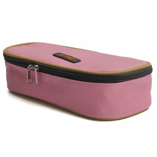 Heren Grote Capaciteit Canvas Rits Etui Pen Cosmetische Reis Make-up Tas