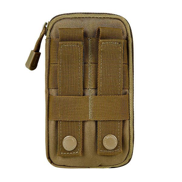 Heren Nylon Tactical Arm Bag Molle Edc Pouch Mobiele Telefoon Portemonnee Riem Heuptas