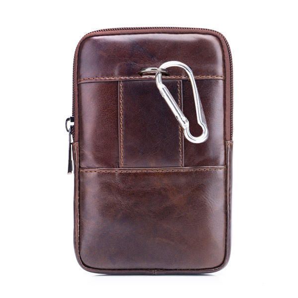 Tas Heren Lederen Loop Belt Phone Bag