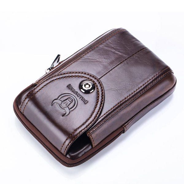 Tas Heren Lederen Loop Belt Phone Bag