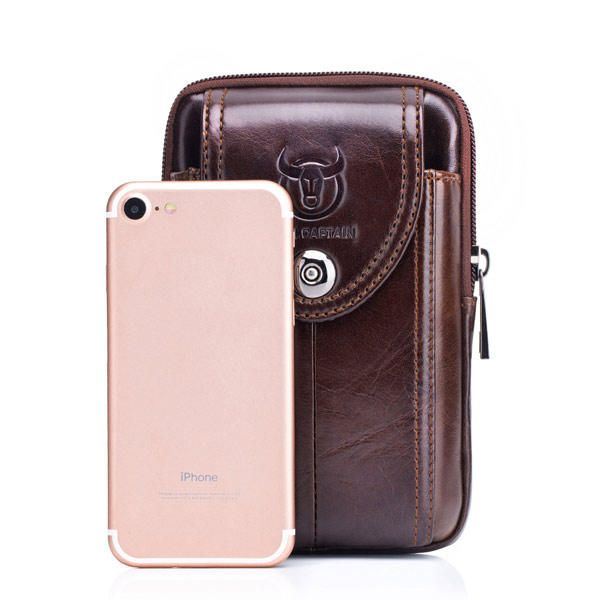 Tas Heren Lederen Loop Belt Phone Bag