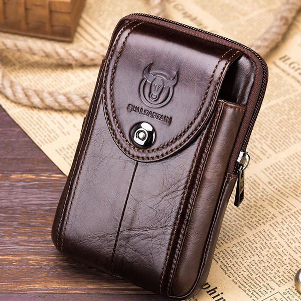 Tas Heren Lederen Loop Belt Phone Bag